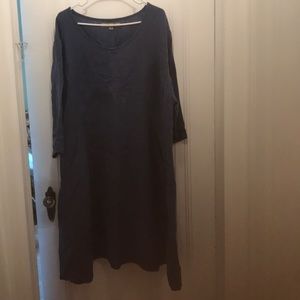 Bell shaped Flax dress